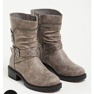 Torrid studded moto boot 10.5 WW